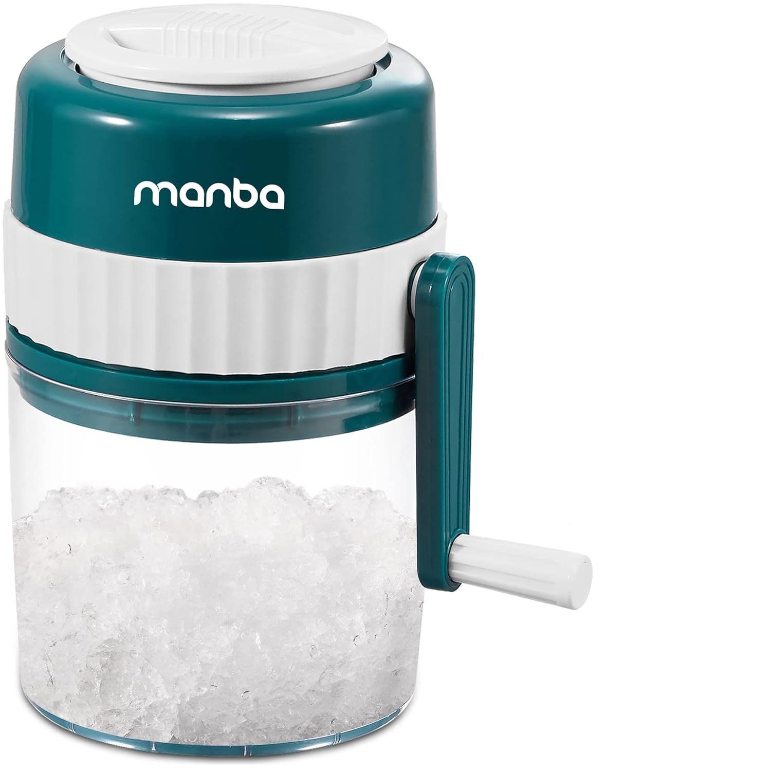 MANBA Portable Ice Shaver Snow Cone Machine with Trays